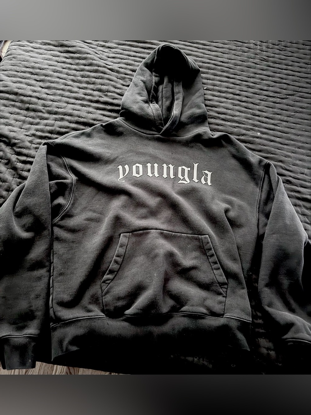 YoungLA black hoodie cloud 9 hoodie